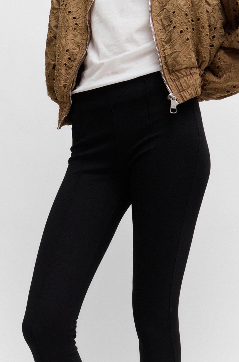 Hugo Boss Pantalones Extra Slim Fit En Punto Con Elástico