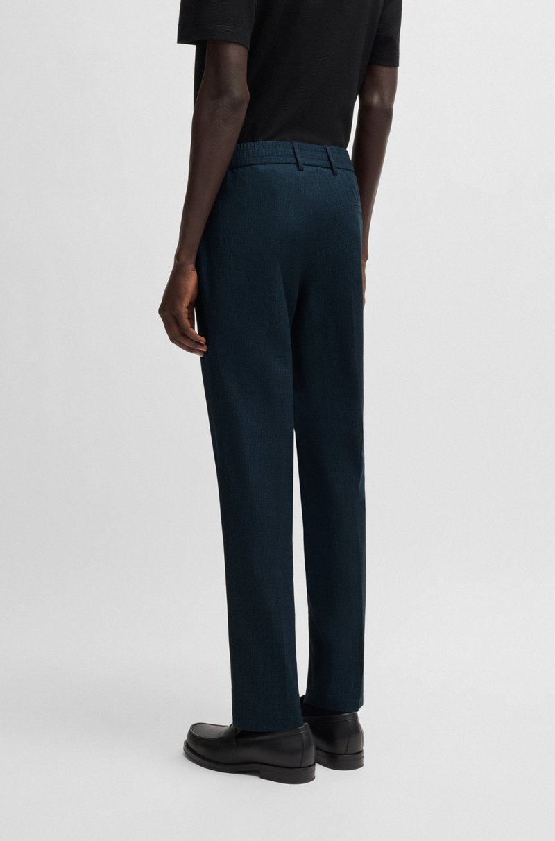 Hugo Boss Pantalones Formales De Tejido Elástico Repelente Al Agua