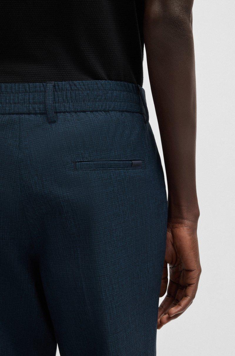 Hugo Boss Pantalones Formales De Tejido Elástico Repelente Al Agua