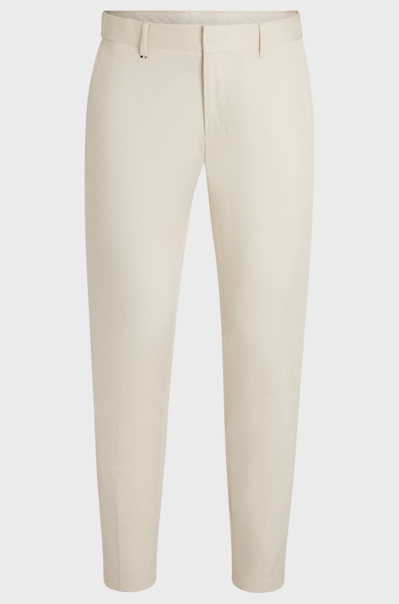 Hugo Boss Pantalones formales en cómodo algodón elástico
