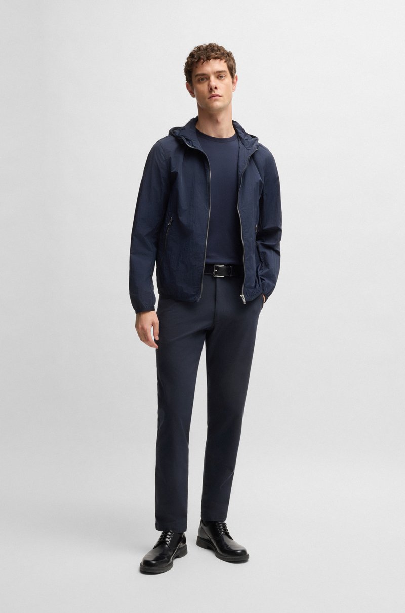 Hugo Boss Pantalones Modern Fit De Algodón Elástico