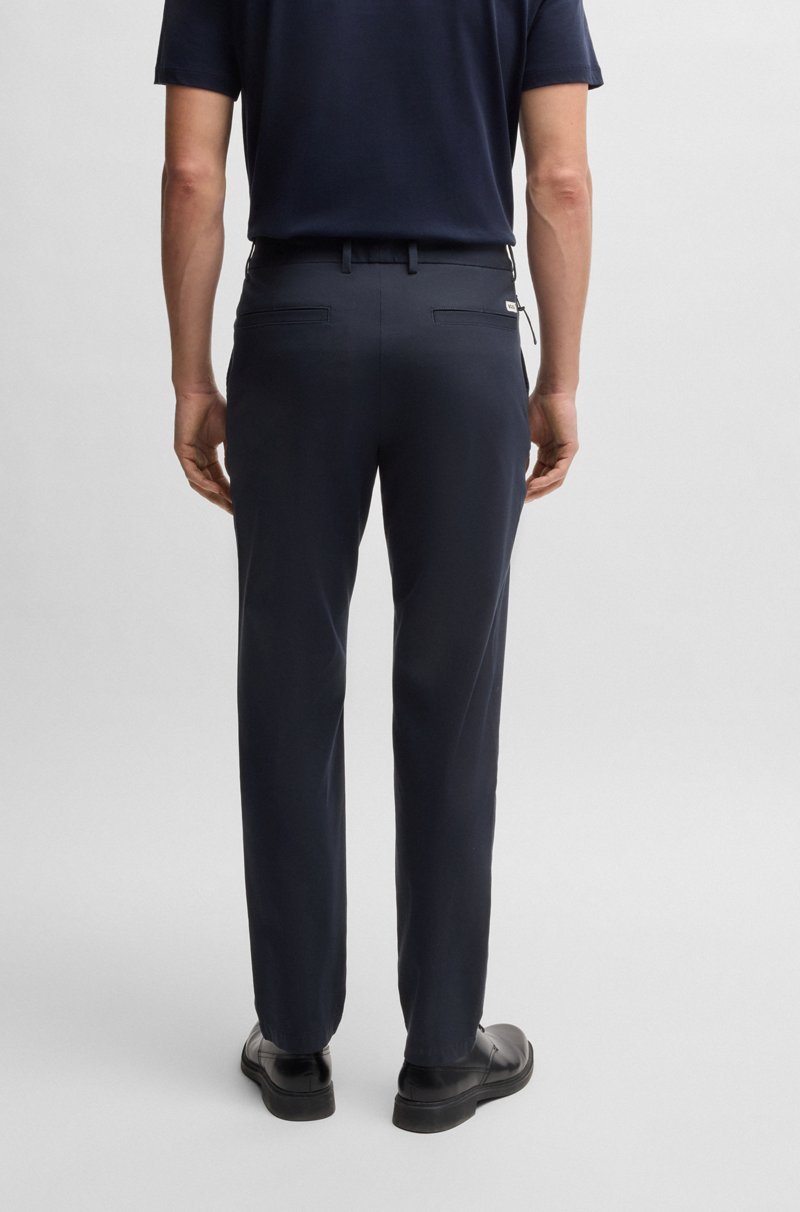 Hugo Boss Pantalones Modern Fit De Algodón Elástico