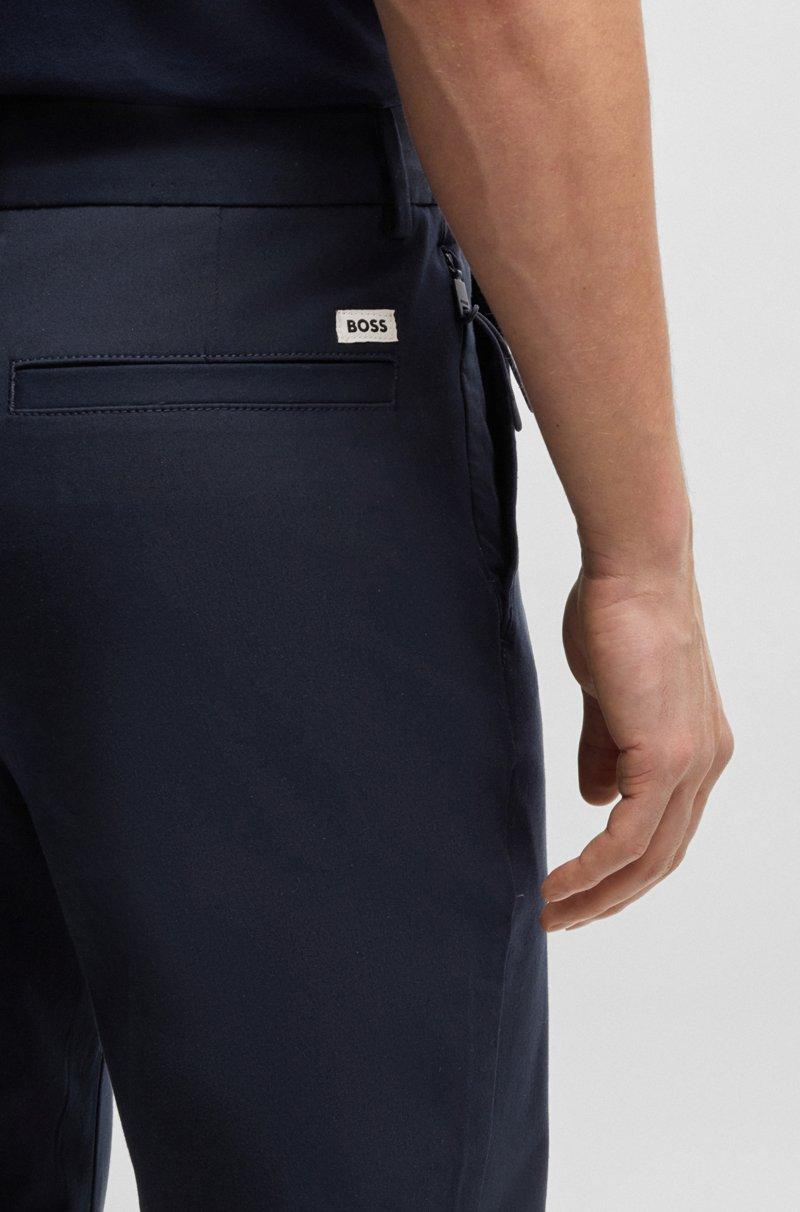 Hugo Boss Pantalones Modern Fit De Algodón Elástico