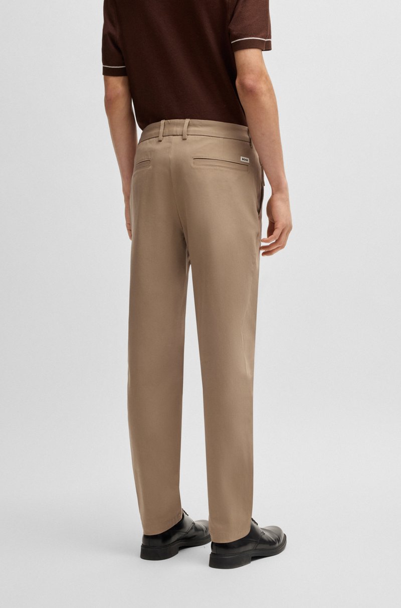 Hugo Boss Pantalones Modern Fit De Algodón Elástico