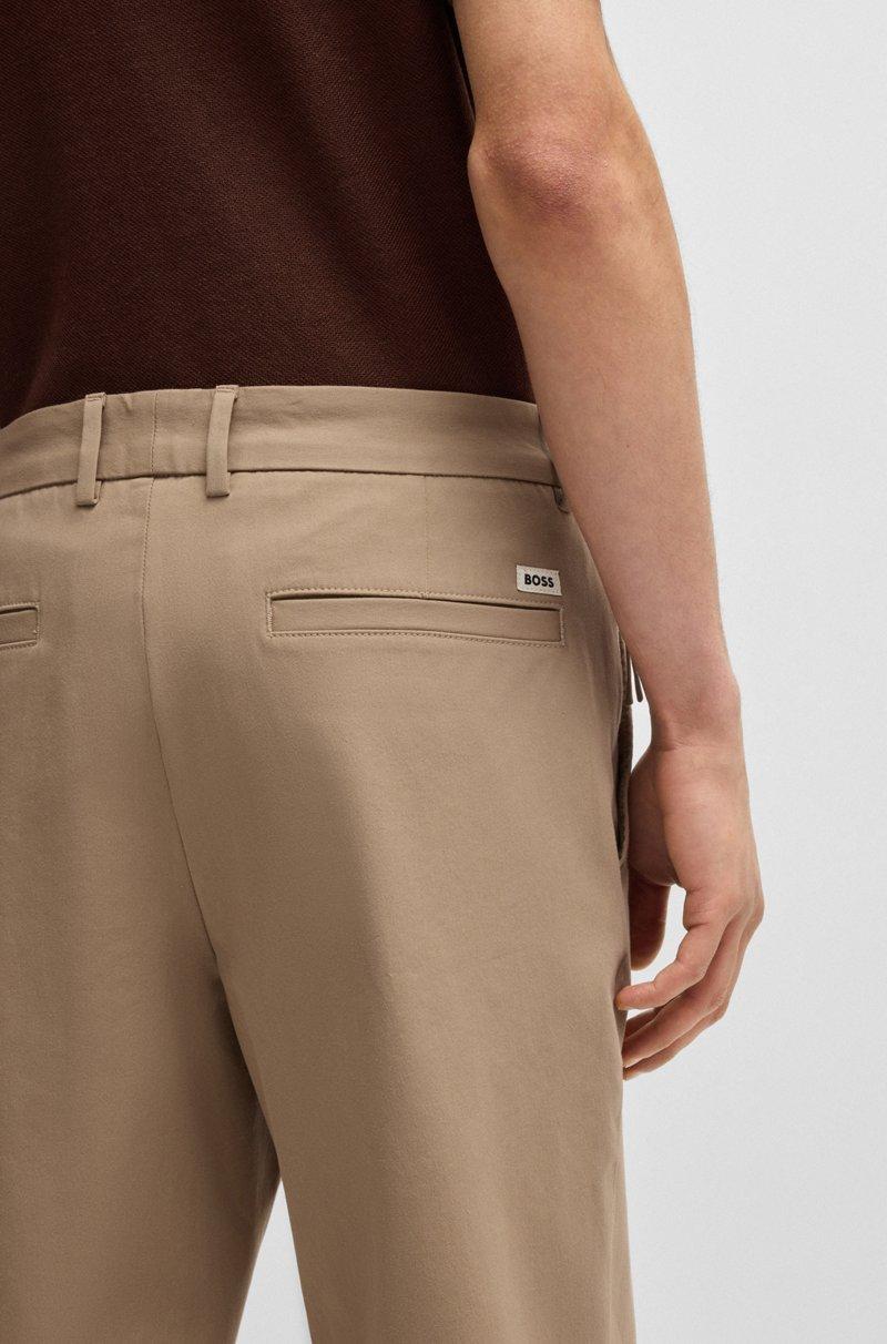 Hugo Boss Pantalones Modern Fit De Algodón Elástico