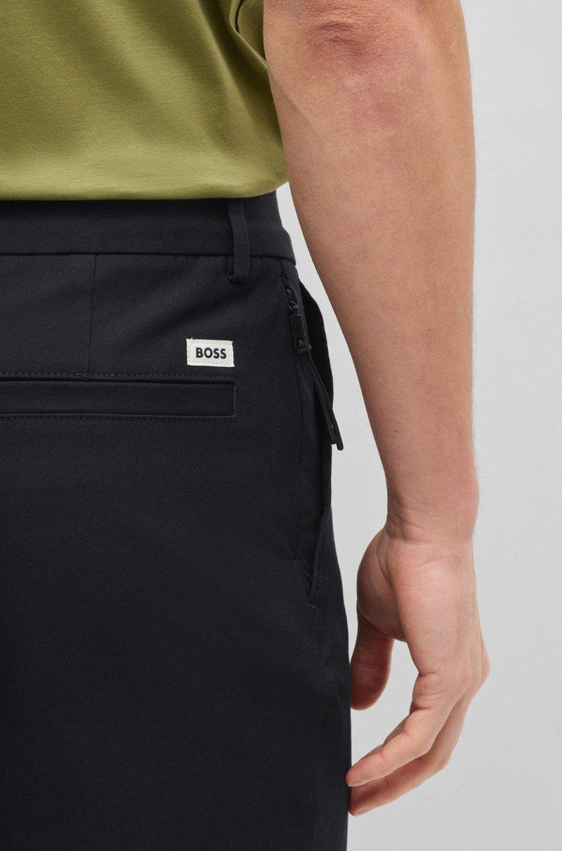 Hugo Boss Pantalones Modern Fit De Algodón Elástico