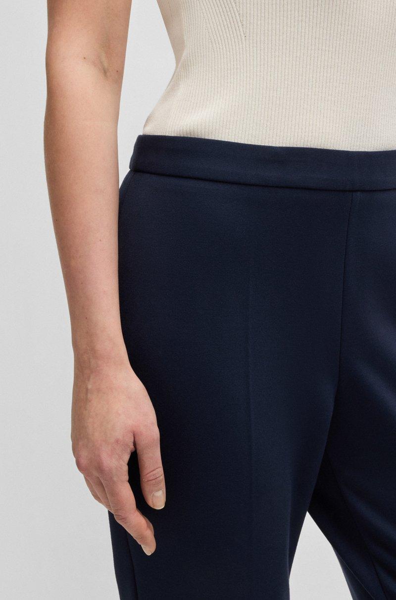 Hugo Boss Pantalones Regular Fit Con Raya Delantera