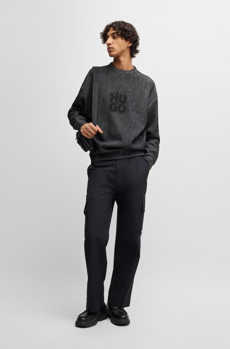 Hugo Boss Pantalones Regular Fit De Popelín Repelente Al Agua