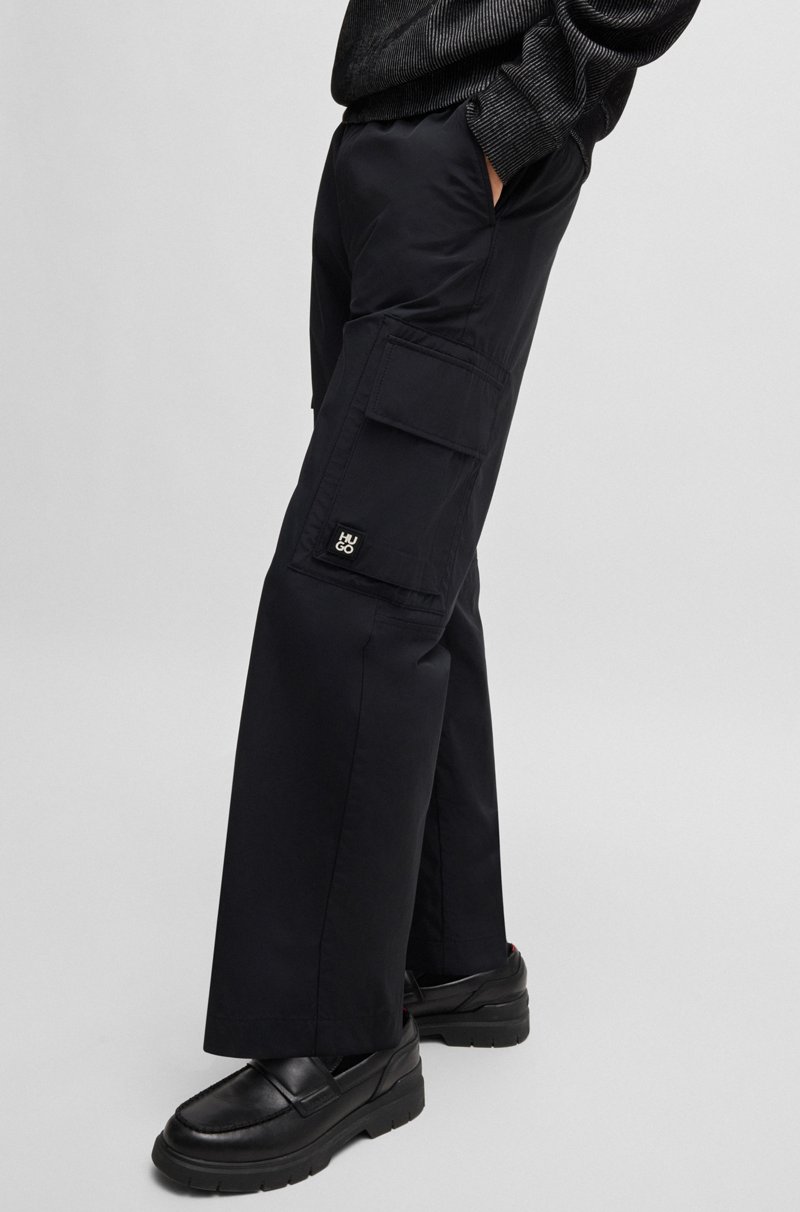 Hugo Boss Pantalones Regular Fit De Popelín Repelente Al Agua