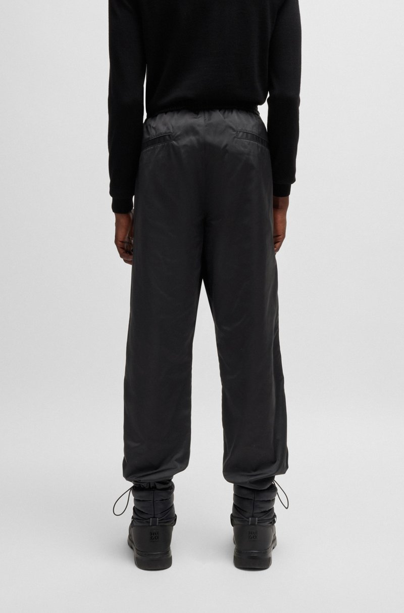 Hugo Boss Pantalones Regular Fit De Raso Repelente Al Agua