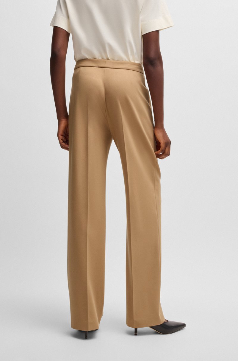 Hugo Boss Pantalones Regular Fit De Tejido Elástico Con Bolsillos Con Cremallera