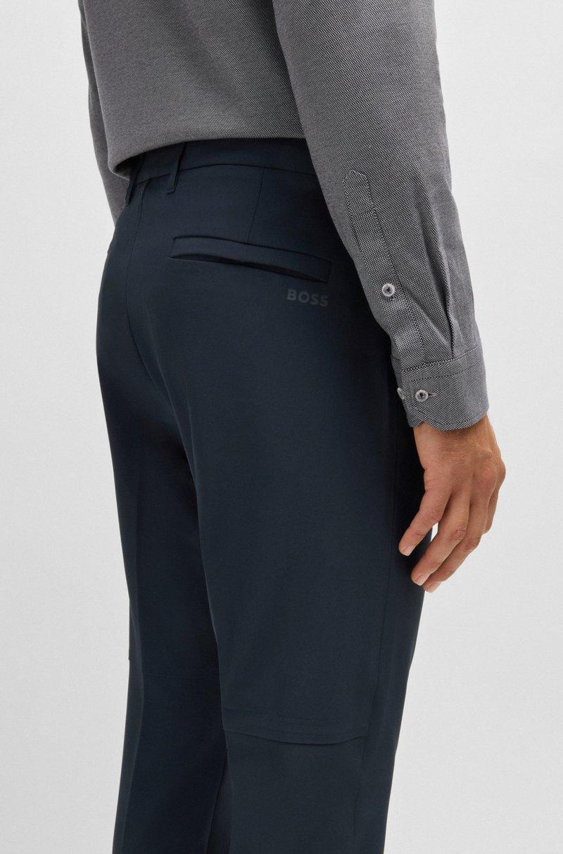 Hugo Boss Pantalones Regular Fit De Tejido Elástico Repelente Al Agua