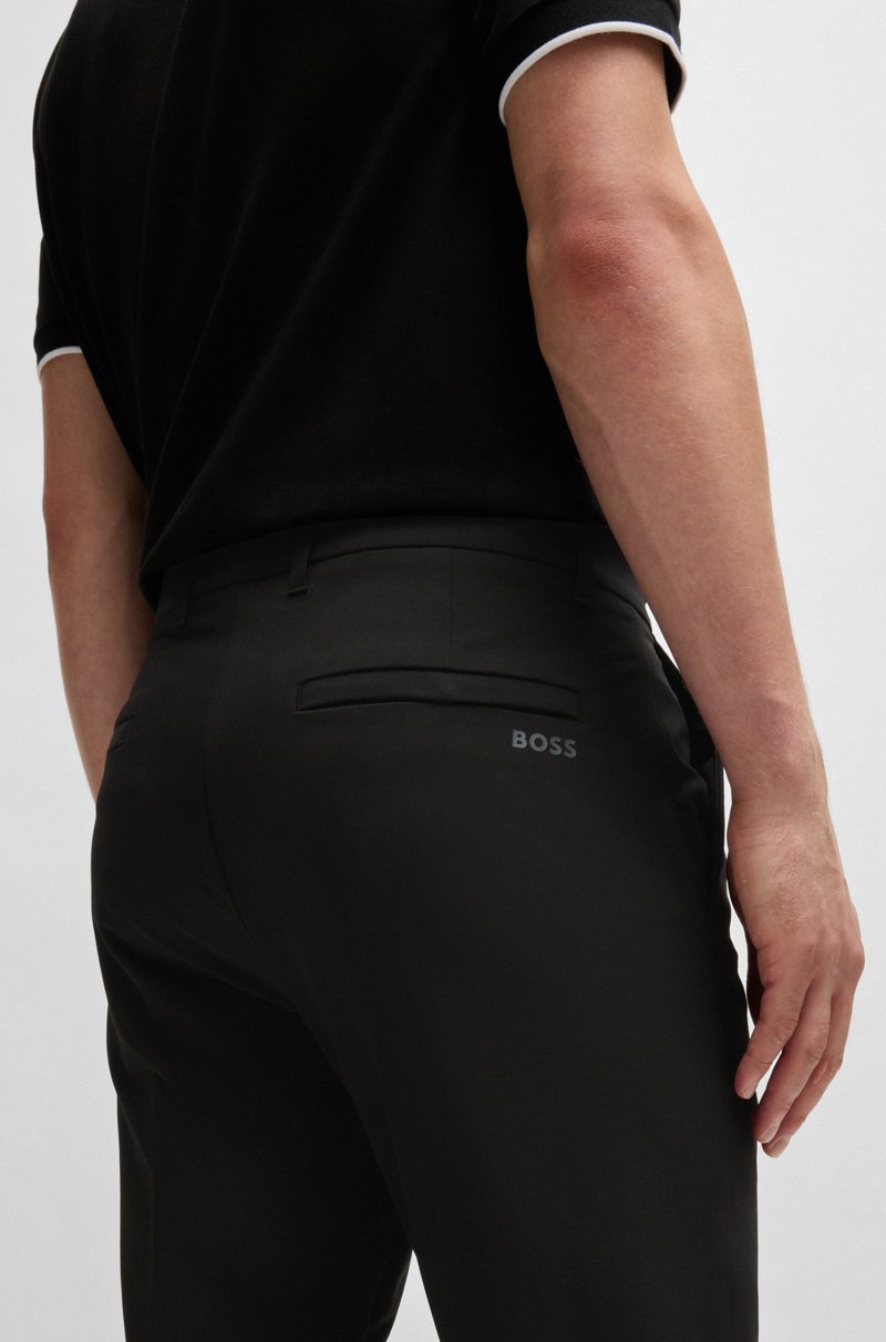 Hugo Boss Pantalones Regular Fit De Tejido Elástico Repelente Al Agua