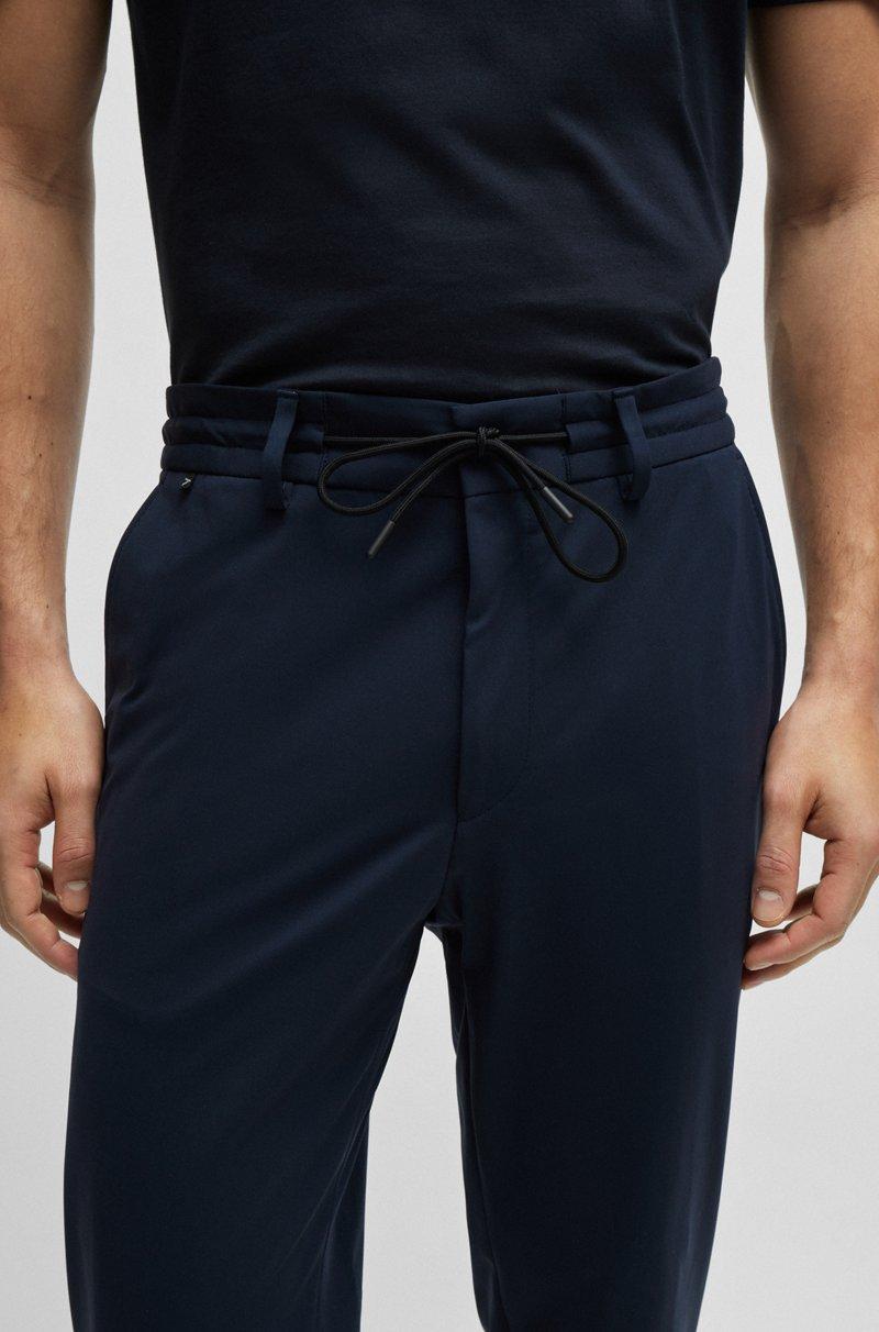 Hugo Boss Pantalones Slim Fit De Punto Técnico Elástico