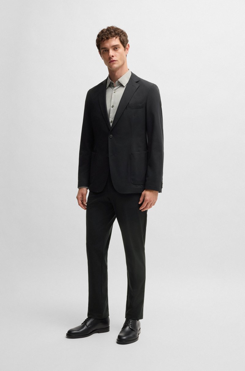 Hugo Boss Pantalones Slim Fit De Punto Técnico Elástico