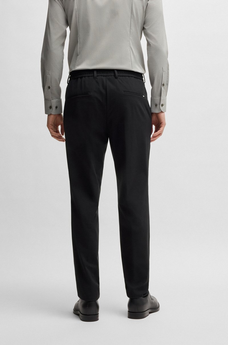 Hugo Boss Pantalones Slim Fit De Punto Técnico Elástico