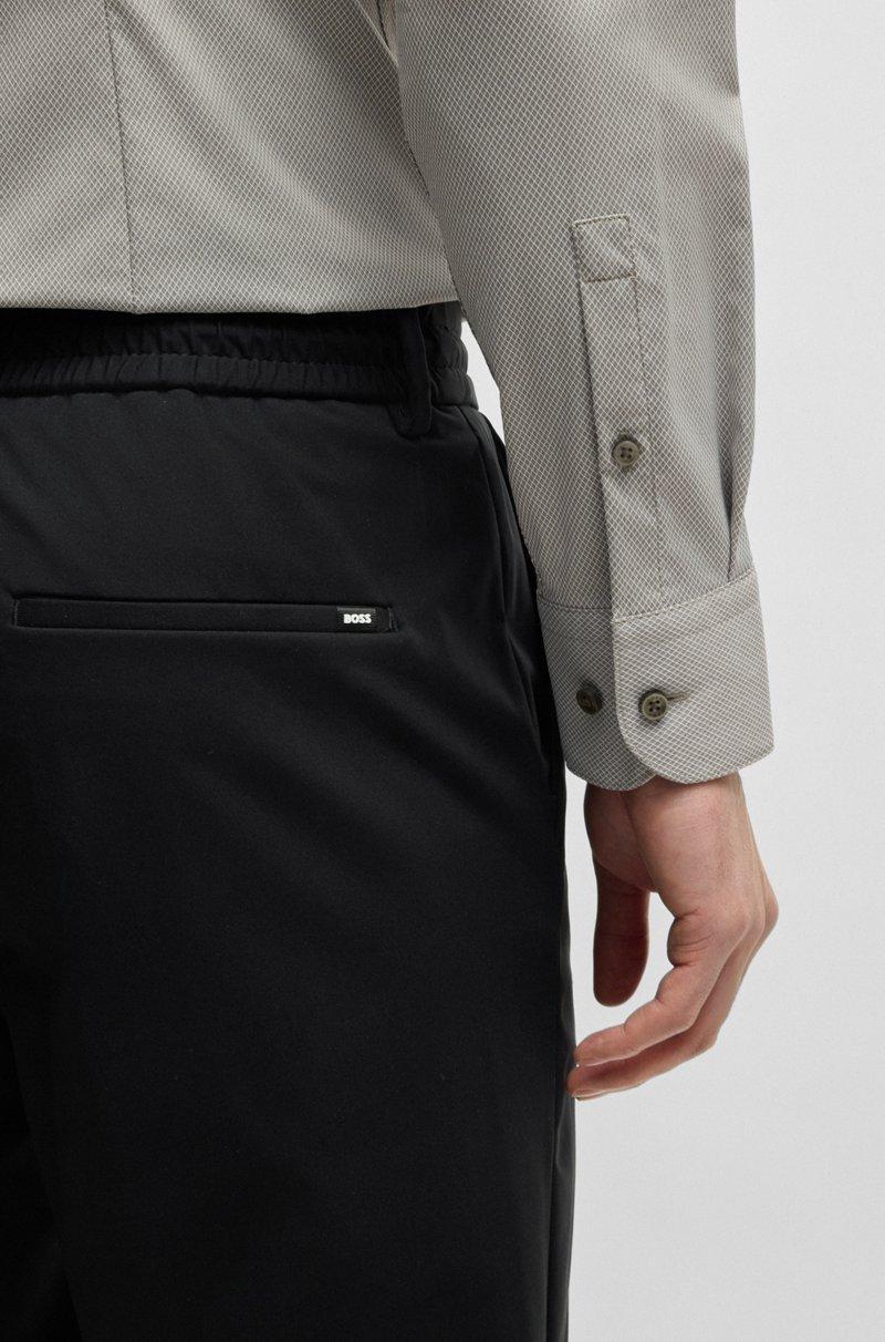 Hugo Boss Pantalones Slim Fit De Punto Técnico Elástico