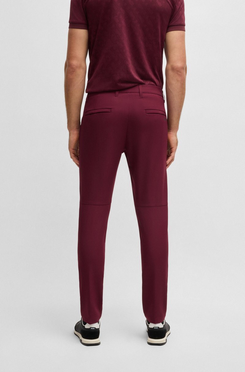 Hugo Boss Pantalones Slim Fit De Tejido Elástico Repelente Al Agua