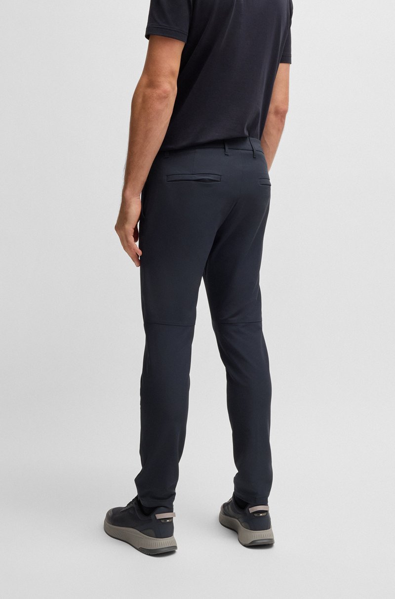 Hugo Boss Pantalones Slim Fit De Tejido Elástico Repelente Al Agua