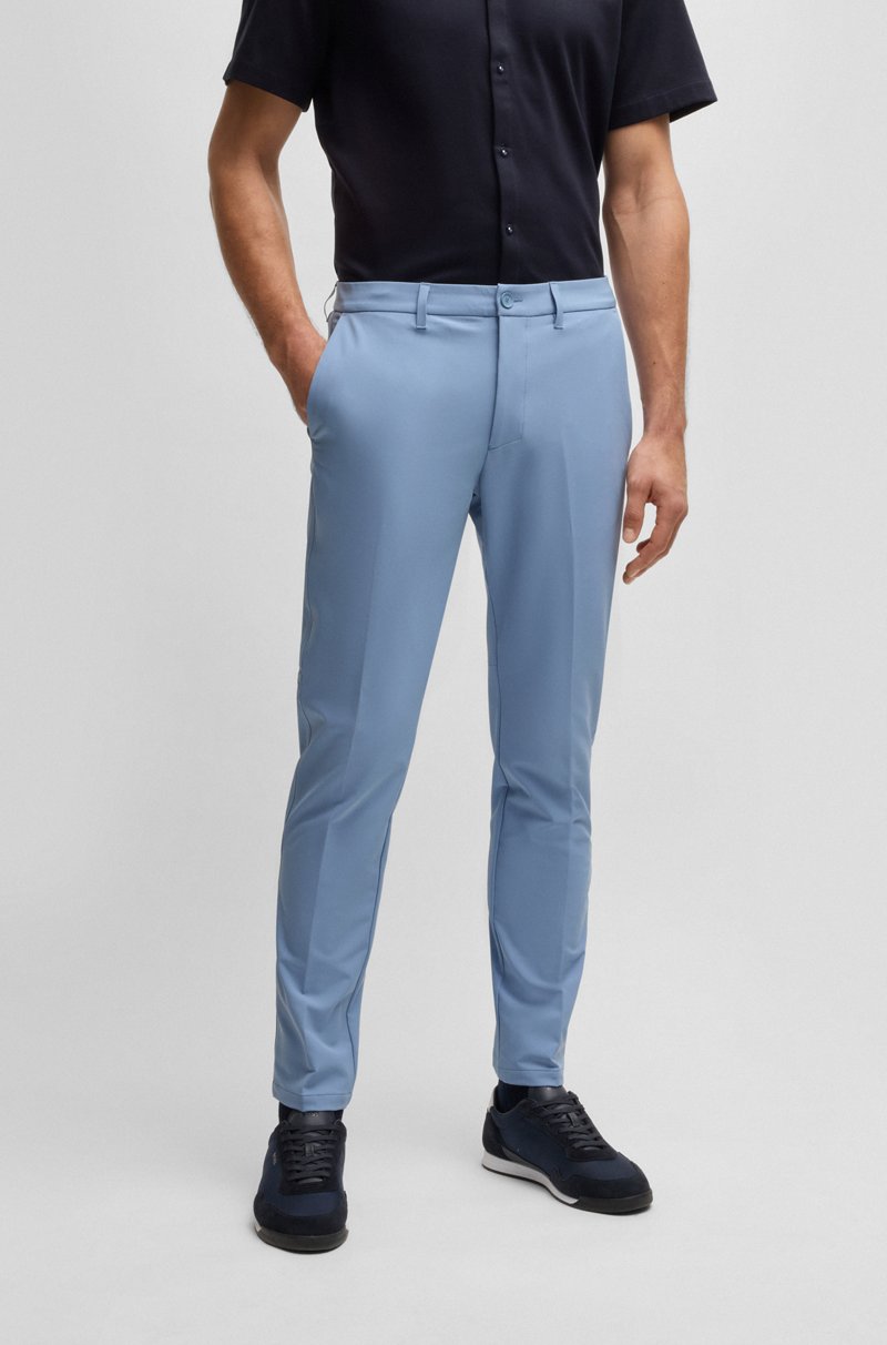 Hugo Boss Pantalones slim fit de tejido elástico repelente al agua