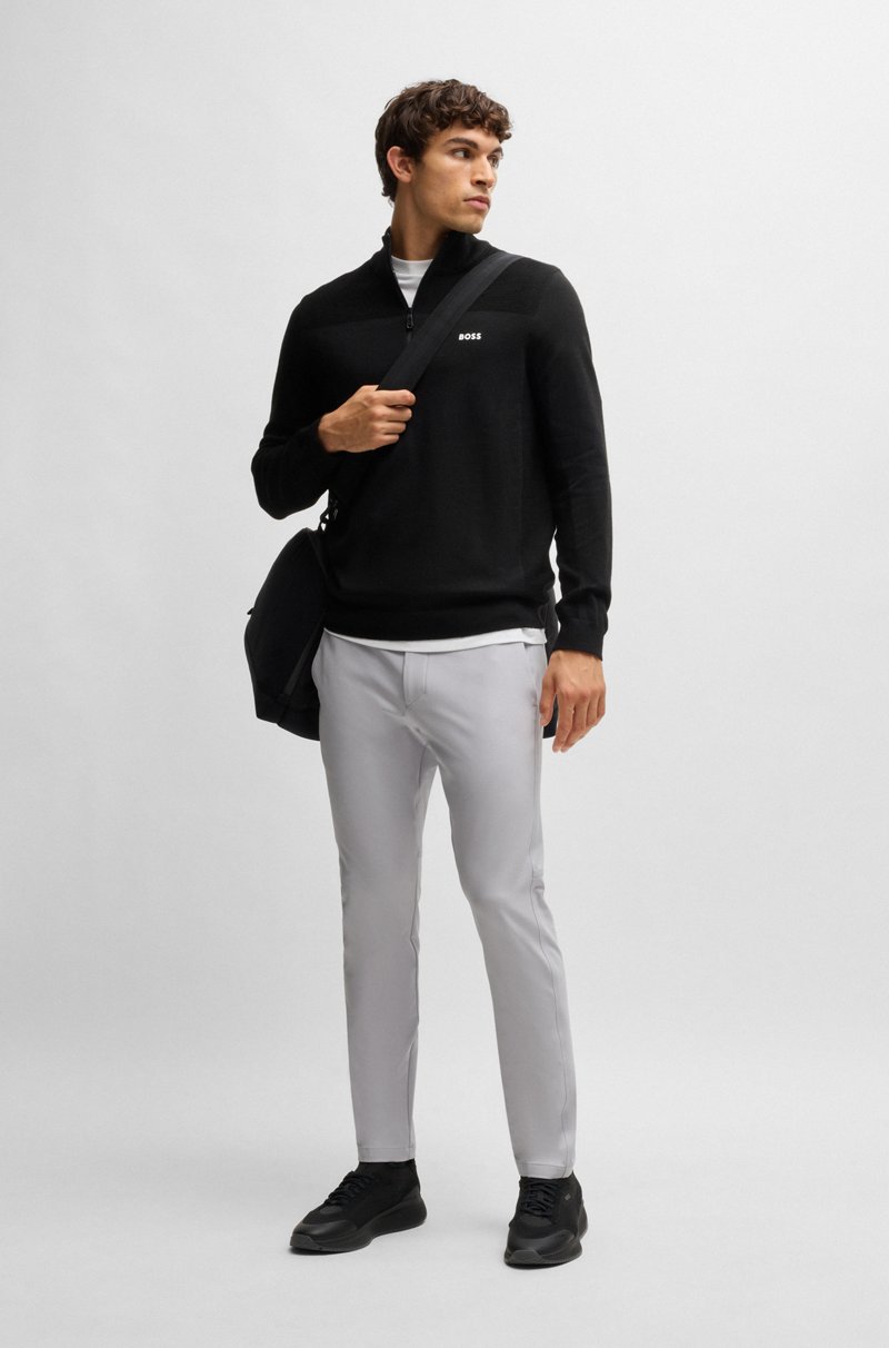 Hugo Boss Pantalones Slim Fit De Tejido Elástico Repelente Al Agua