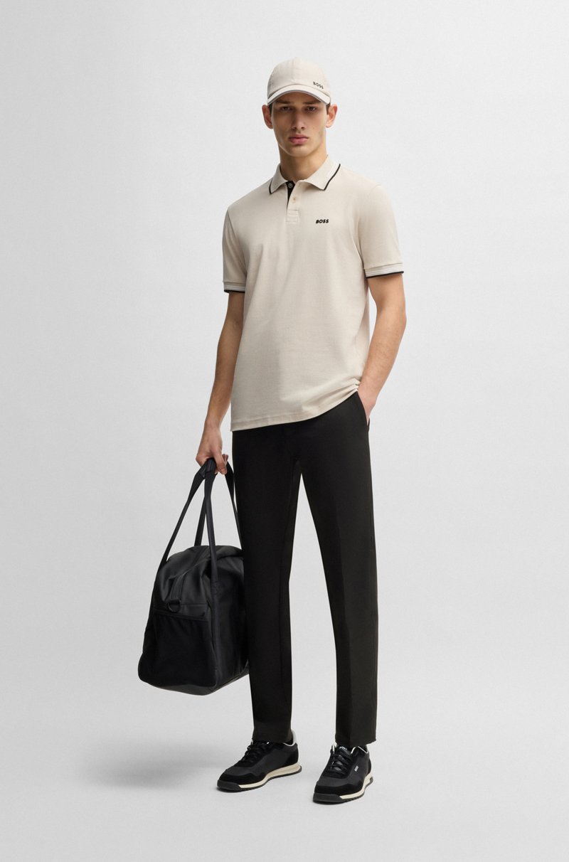 Hugo Boss Pantalones Slim Fit De Tejido Elástico Repelente Al Agua