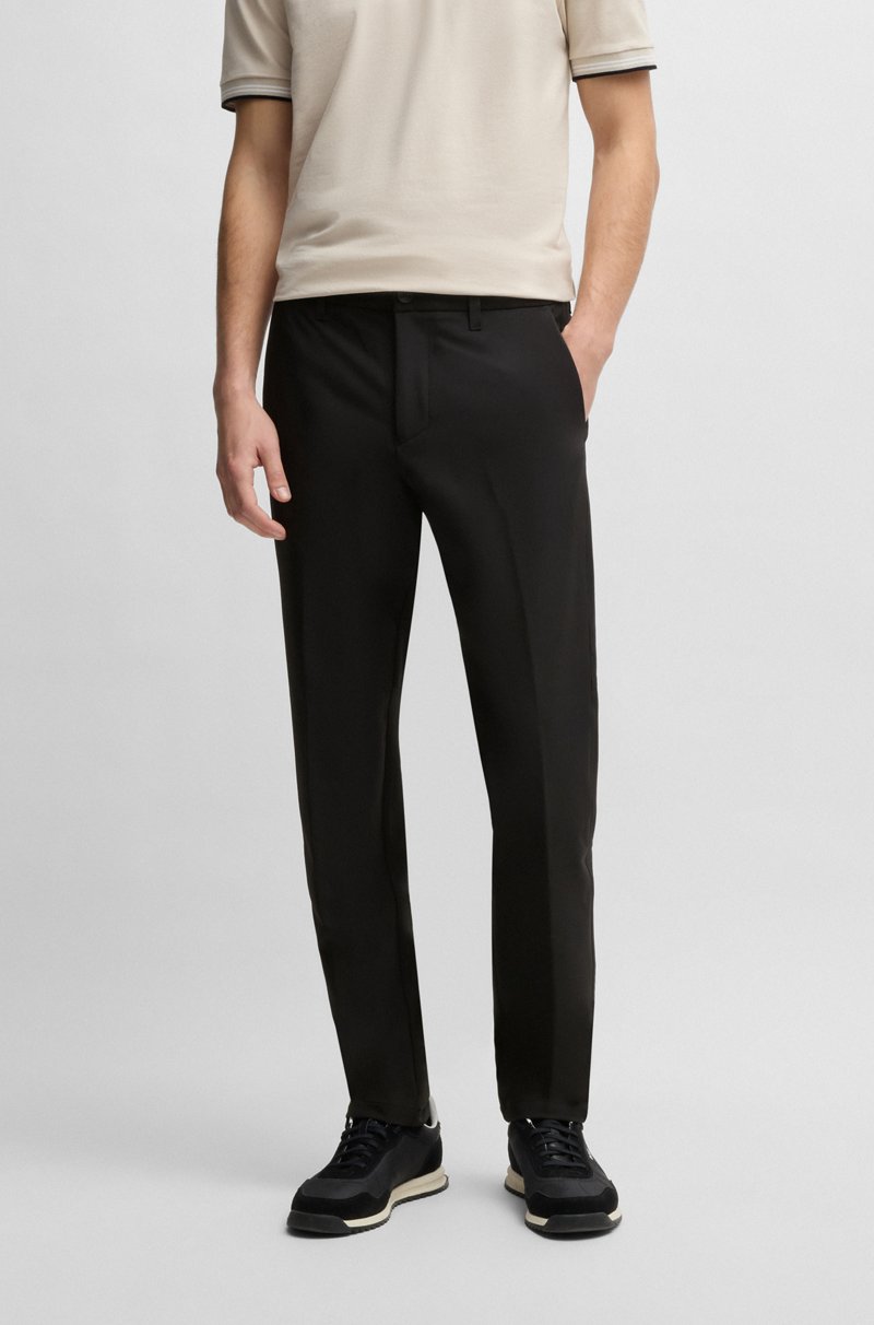 Hugo Boss Pantalones slim fit de tejido elástico repelente al agua