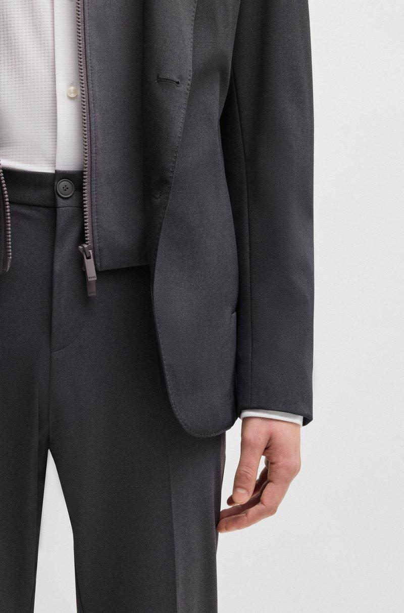 Hugo Boss Pantalones Slim Fit En Tejido Elástico Técnico Lavable