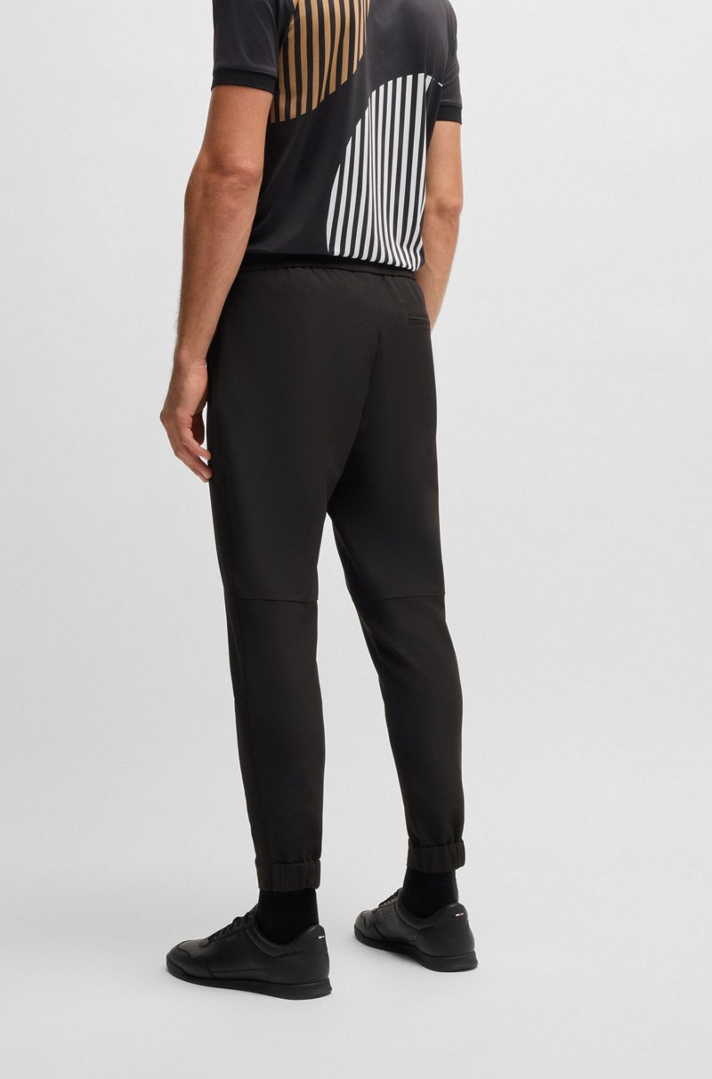 Hugo Boss Pantalones Tapered Fit De Tejido Elástico Repelente Al Agua