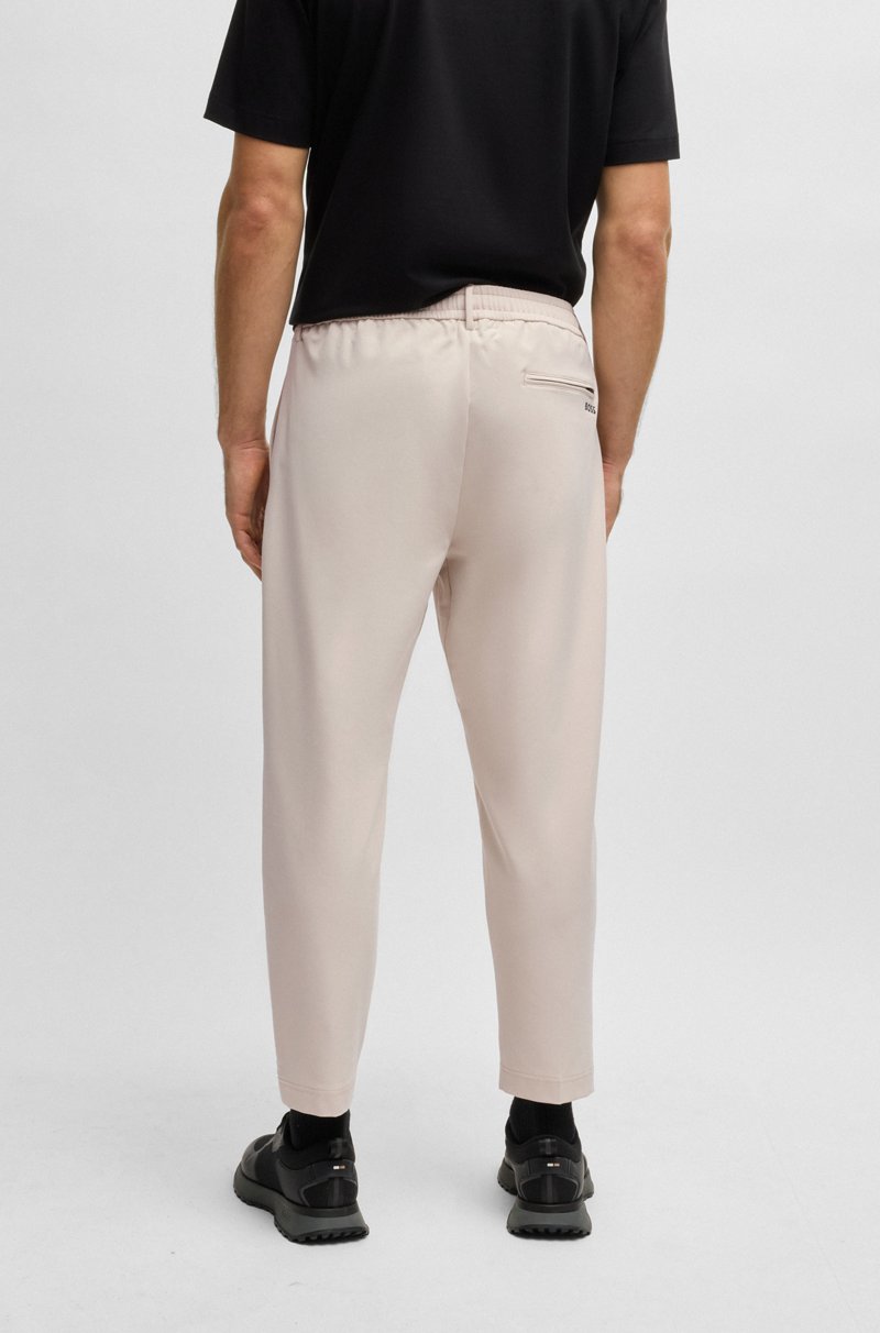 Hugo Boss Pantalones Tapered Fit De Tejido Elástico Repelente Al Agua