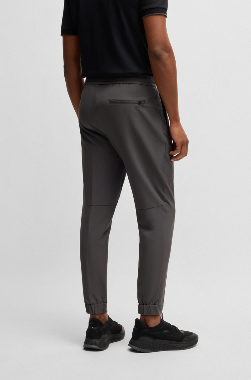 Hugo Boss Pantalones Tapered Fit De Tejido Elástico Repelente Al Agua