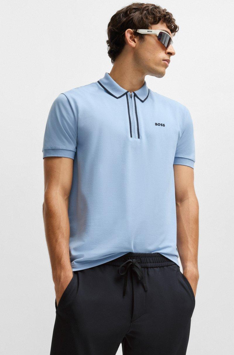 Hugo Boss Pantalones Tapered Fit De Tejido Elástico Repelente Al Agua