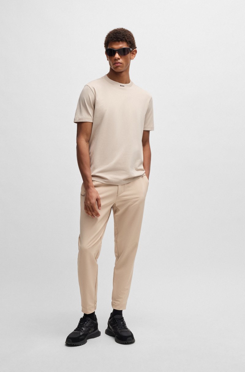 Hugo Boss Pantalones Tapered Fit De Tejido Elástico Repelente Al Agua