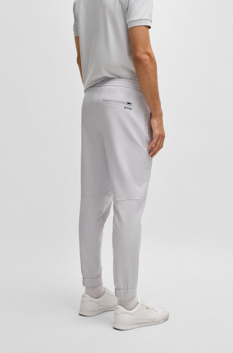Hugo Boss Pantalones Tapered Fit De Tejido Elástico Repelente Al Agua