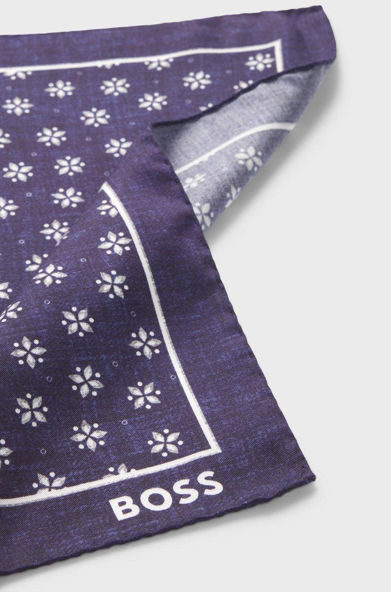 Hugo Boss Pañuelo De Bolsillo Con Logo Y Borde Estampado