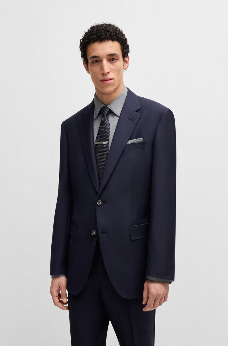 Hugo Boss Pañuelo De Bolsillo De Seda Con Estampado Digital