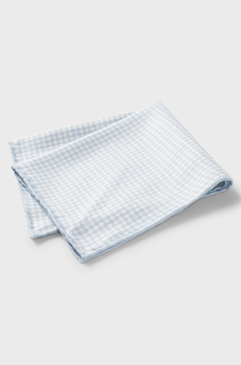 Hugo Boss Pañuelo De Bolsillo De Seda Con Estampado Digital