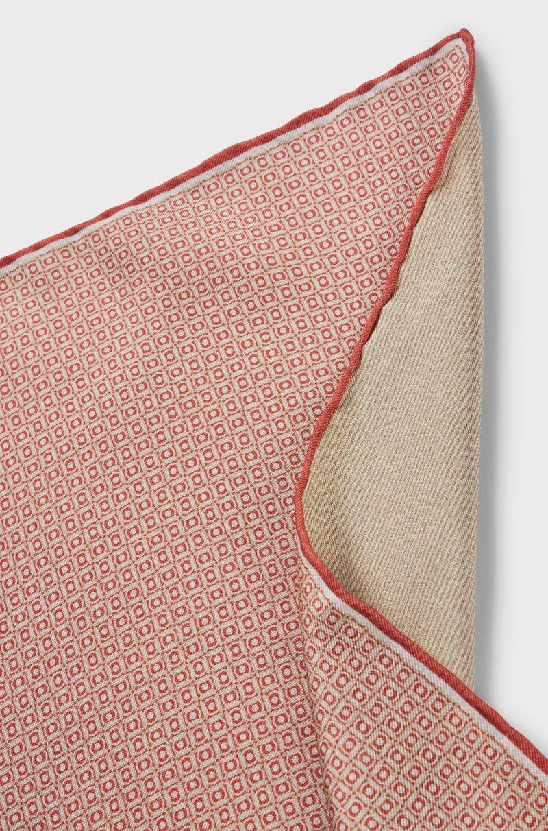 Hugo Boss Pañuelo De Bolsillo De Seda Con Estampado Digital