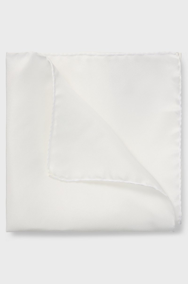 Hugo Boss Pañuelo de bolsillo en sarga de seda exclusiva