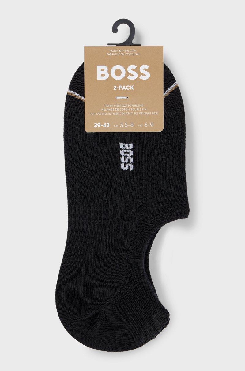 Hugo Boss Paquete De 2 Calcetines A La Altura Del Tobillo Con Detalles De La Marca