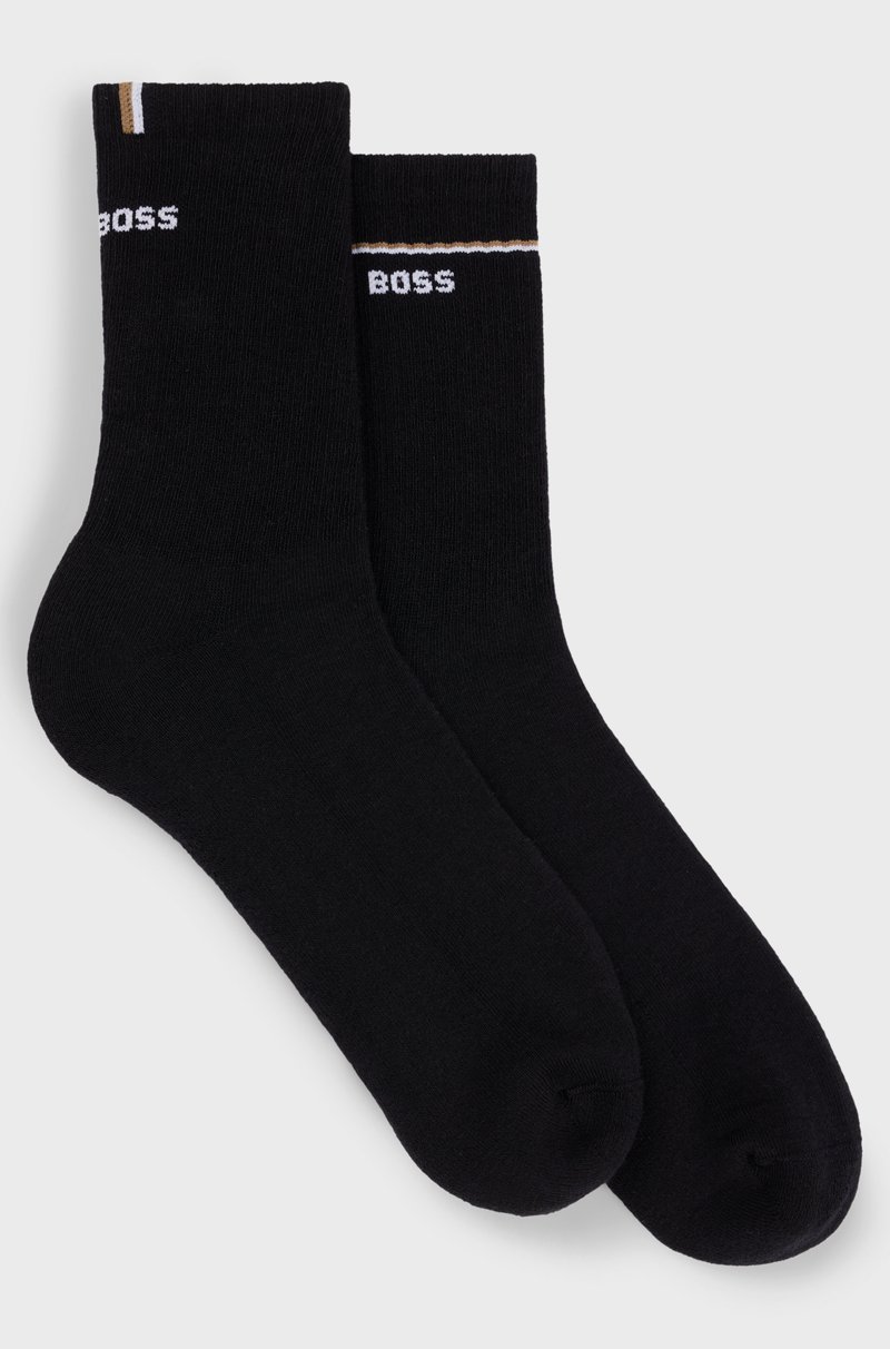 Hugo Boss Paquete de 2 pares de calcetines cortos con detalles de logos