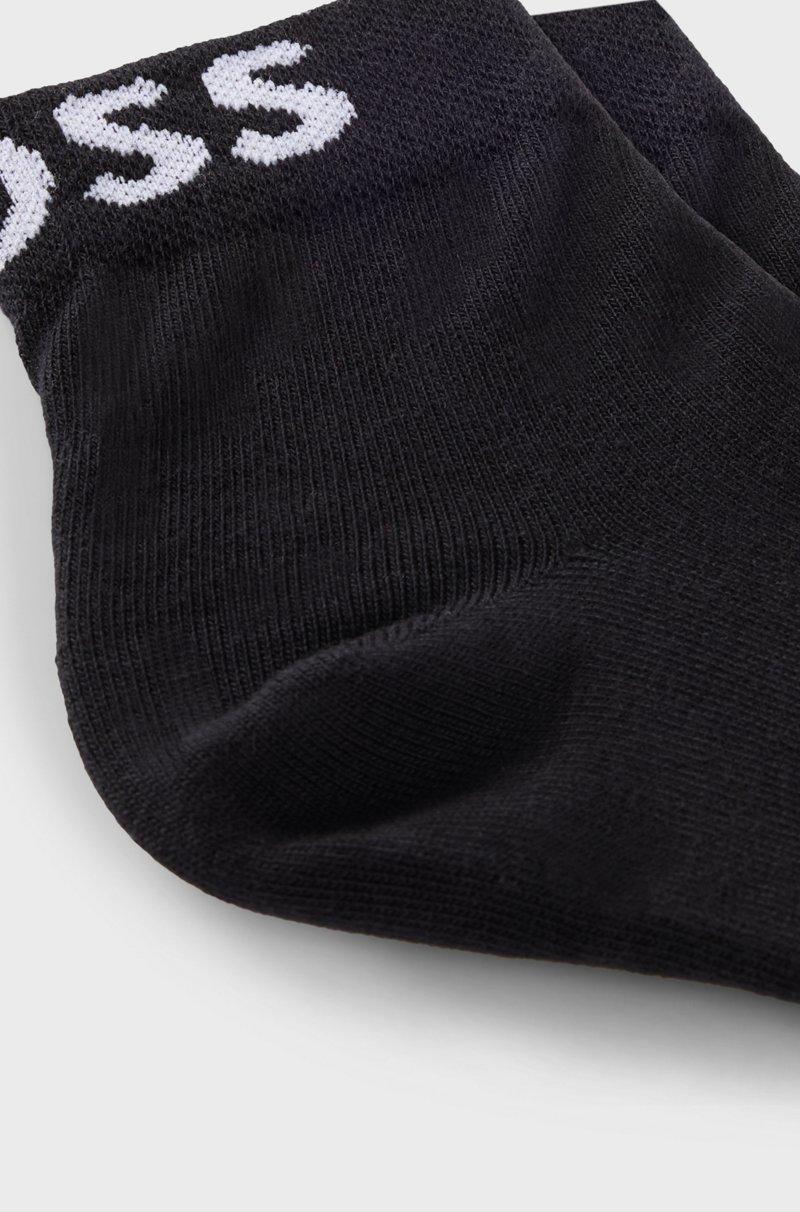 Hugo Boss Paquete De 2 Pares De Calcetines Cortos Con Logos En Contraste