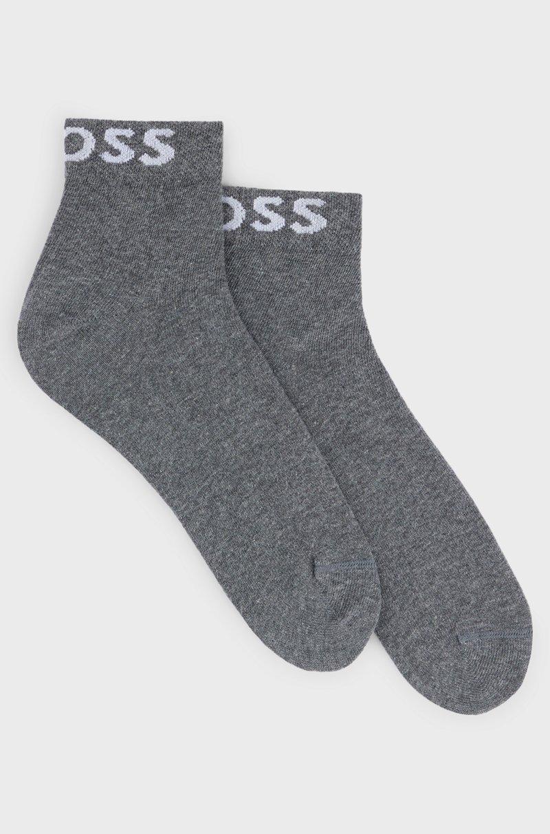 Hugo Boss Paquete de 2 pares de calcetines cortos con logos en contraste