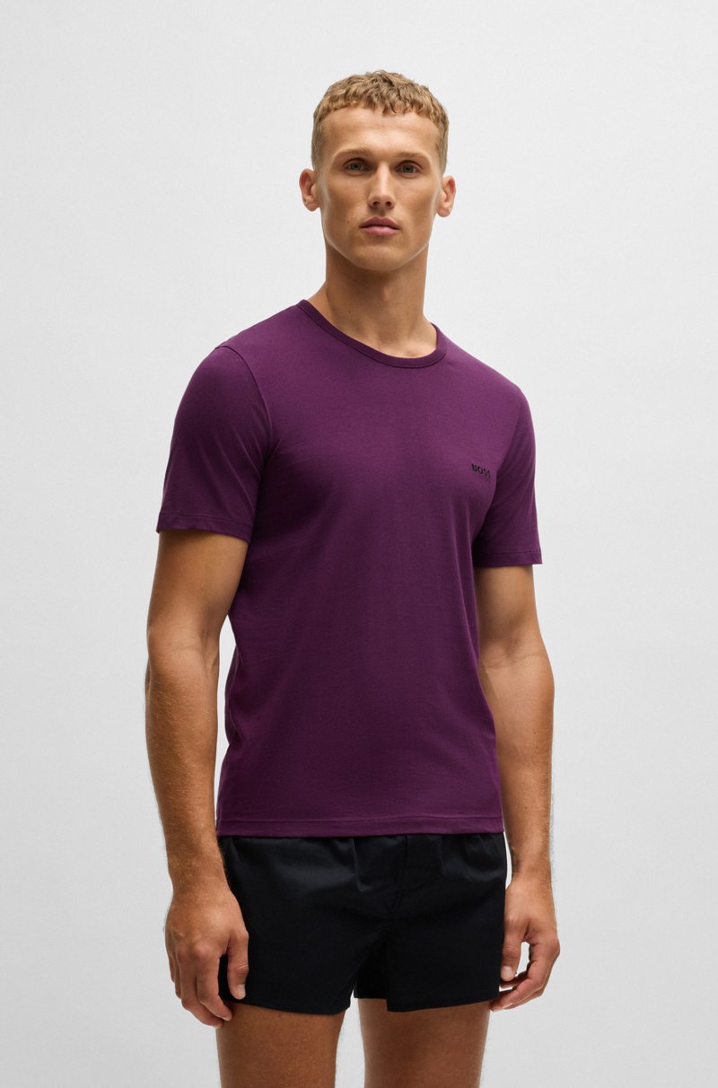 Hugo Boss Paquete De 3 Camisetas Interiores Con Logos Bordados