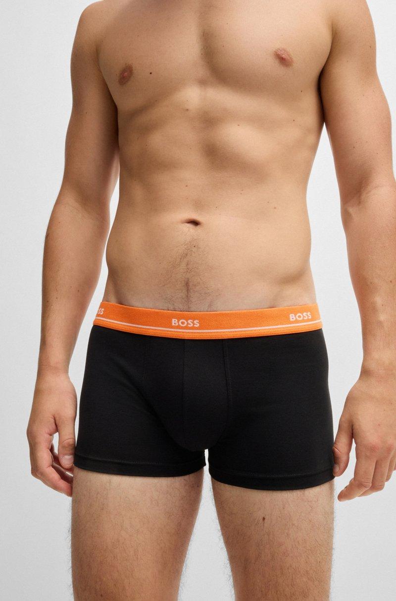 Hugo Boss Paquete De Cinco Calzoncillos De Algodón Elástico Con Logotipo En La Cinturilla