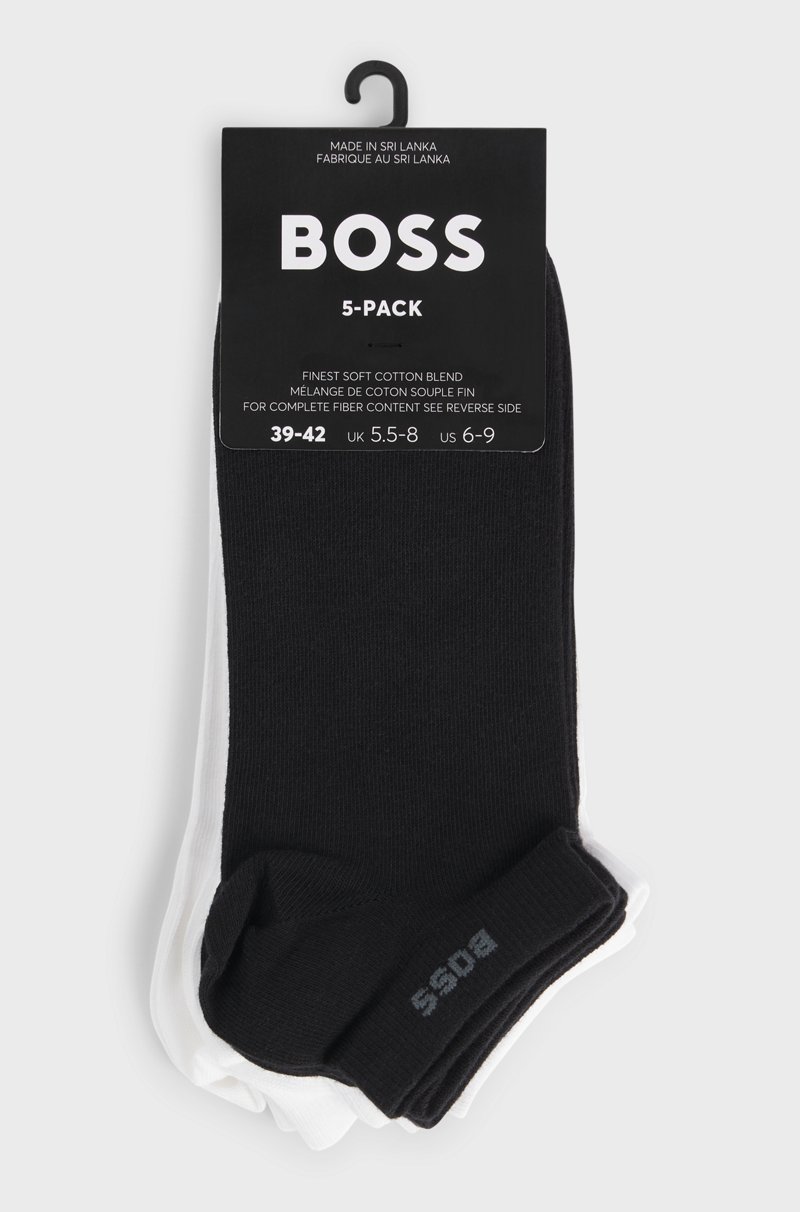 Hugo Boss Paquete De Cinco Pares De Calcetines Tobilleros