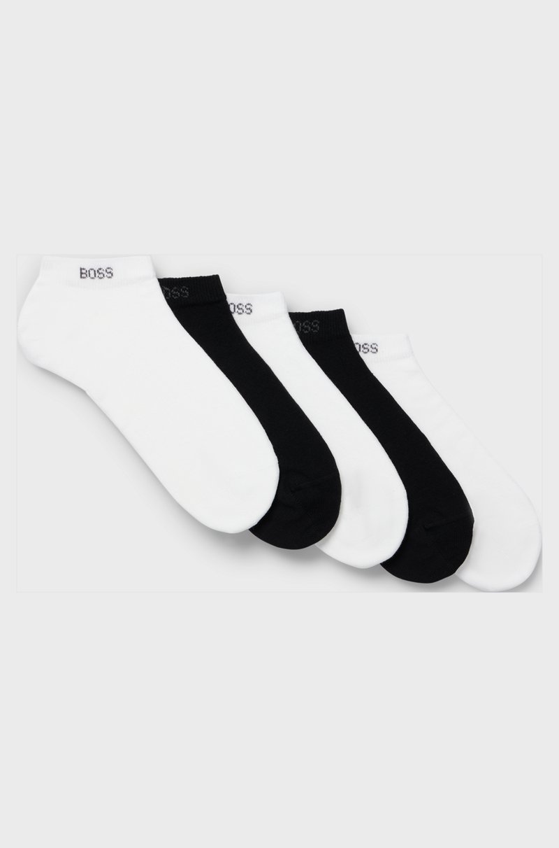 Hugo Boss Paquete de cinco pares de calcetines tobilleros