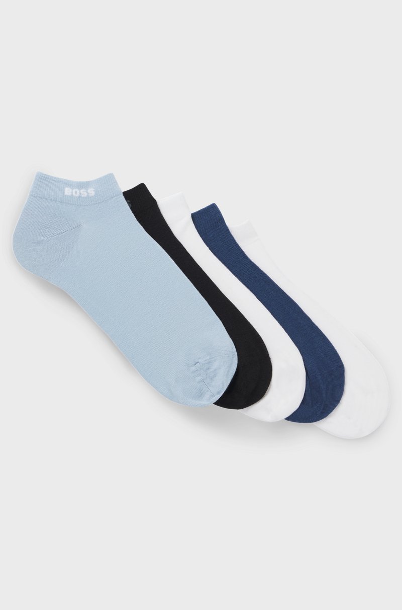 Hugo Boss Paquete de cinco pares de calcetines tobilleros
