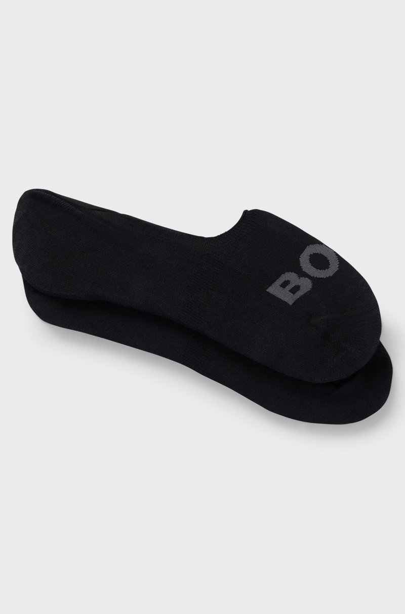 Hugo Boss Paquete de dos calcetines invisibles de algodón