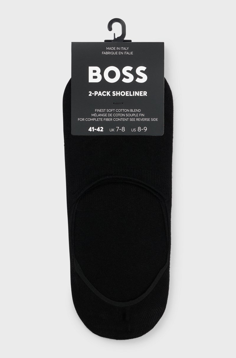 Hugo Boss Paquete De Dos Calcetines Invisibles En Mezcla De Algodón
